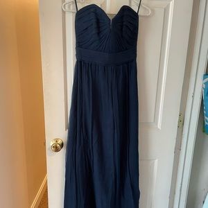Amsale strapless dress